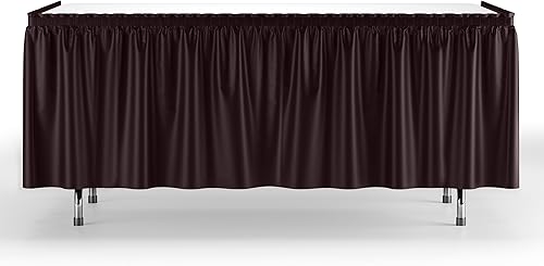 Miniatura 3 de Falda de mesa de plástico marrón