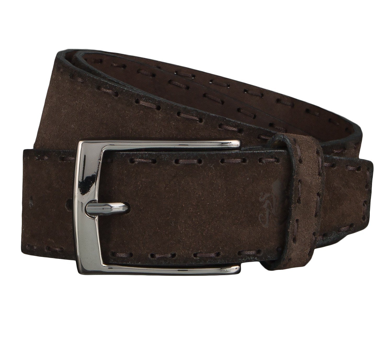 OTTO KERN Leather Belt Brown 95 cm