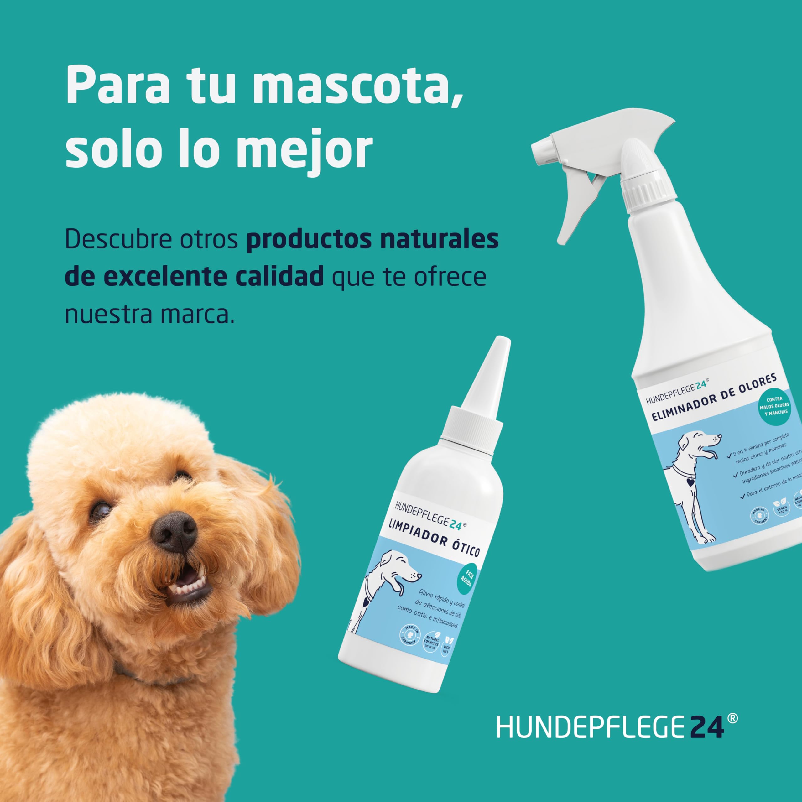 Spray Antiparasitario Perros y Gatos - Protección Duradera y Altamente Eficaz contra Insectos, Pulgas, Garrapatas, Ácaros, Mosquitos, Moscas y Piojos 500ml