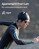 SHOKZ OpenSwim Pro Bone Conduction Sports Headphones, IP68 Waterproof Open-Ear Wireless Earphones with Bluetooth 5.4, 32GB of MP3 Storage, Noise Cancelling Mics, 9h Playtime for Running, Swimming-Grey - 6