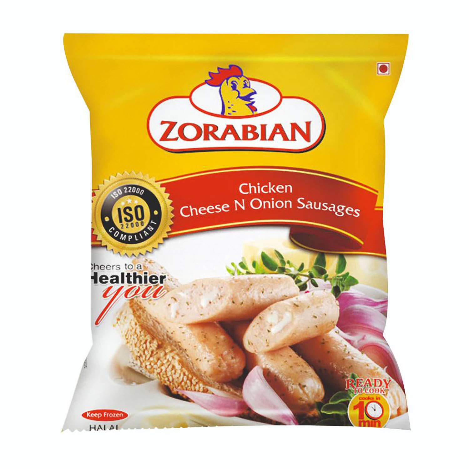 Zorabian Cheese and Onion Sausages, 250 g
