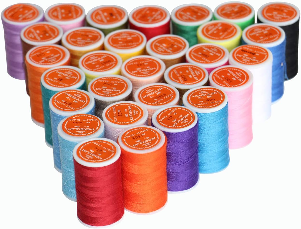 Thread for Sewing 30 Colors, 200 Yards Per Spools