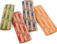 Vista 5 de L LIKED Paquete surtido de 150 envoltorios de monedas planos a rayas