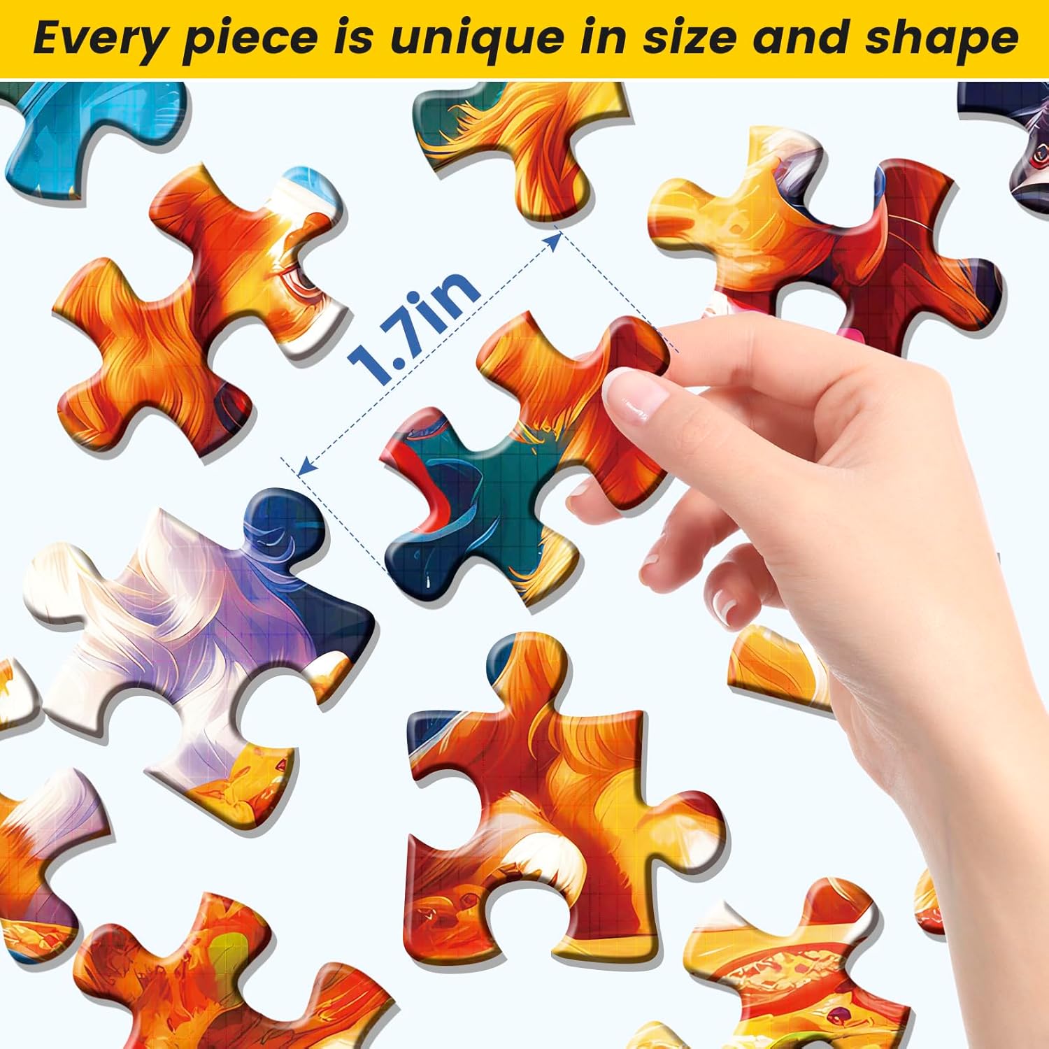 6 Pack 36 Large Piece Puzzle for Seniors Puzzles Dementia Alzheimer's Products and Activities for The Elderly Adults Puzzle Alzheimer's Easy Puzzles Gift Memory Games for Patients in Nursing Home - Image 5