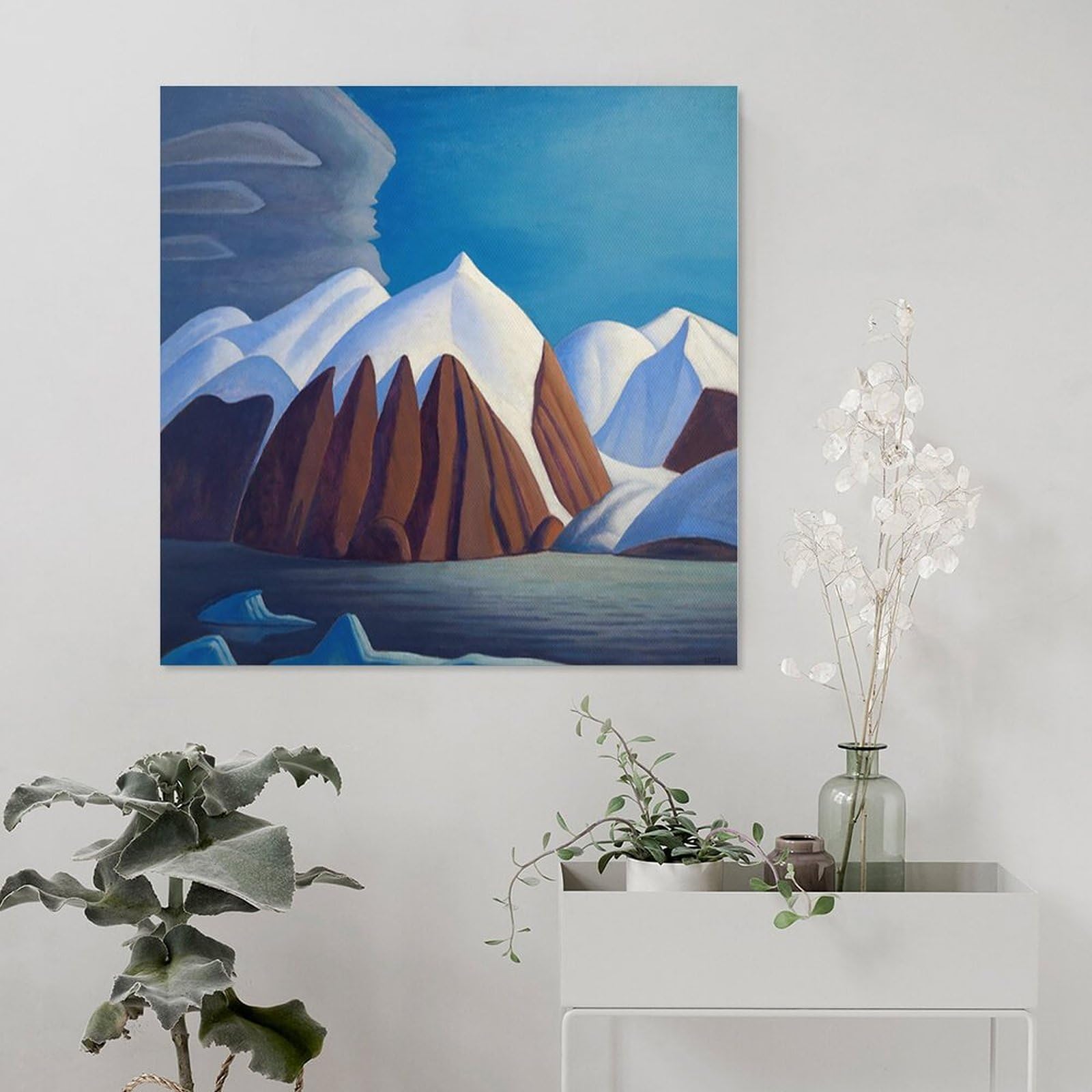 WANHE Lawren Harris Arctic Peaks, North Shore, Baffin Island Large