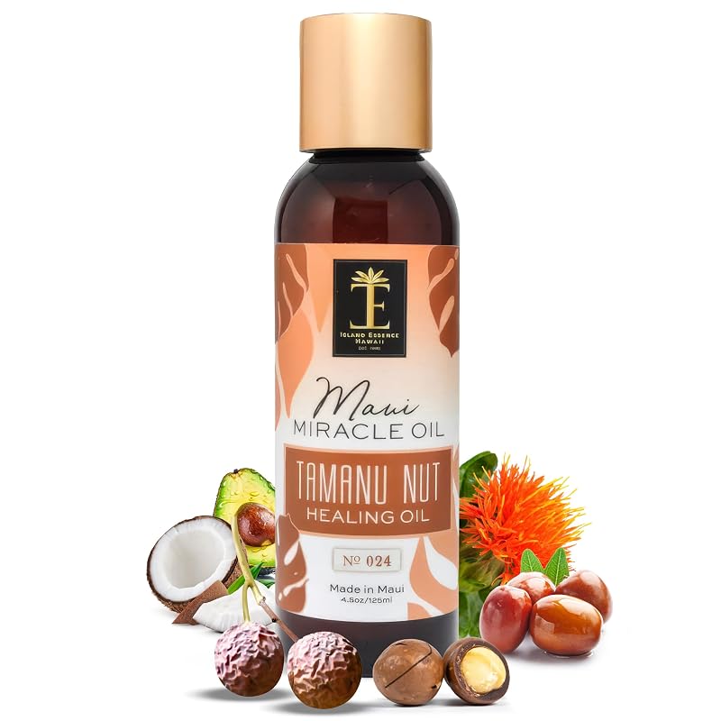 Island Essence Óleo corporal e facial de tamanu
