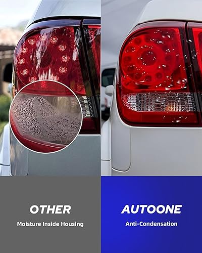 Miniatura 5 de AUTOONE - Para Dodge Journey 2011-2020 Conjunto de luces traseras de fábrica, luz de freno LED exterior, luz trasera, lado del conductor (LH)