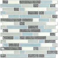 Vista 25 de STICKGOO 10 láminas de azulejos para despegar y pegar para cocina, azulejos autoadhesivos decorativos