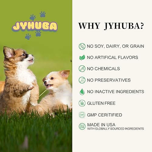 Miniatura 4 de JYHUBA Gotas para aliviar el dolor de mascotas, antiinflamatorias naturales para perros y gatos con aceite de guisante y MCT alivia el dolor de