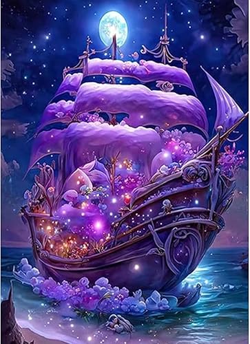 Miniatura 1 de ZHUDENGXJL Kits de pintura de diamantes para adultos, pintura de diamante redonda 5D para adultos y niños, kit de arte de diamantes para decoración