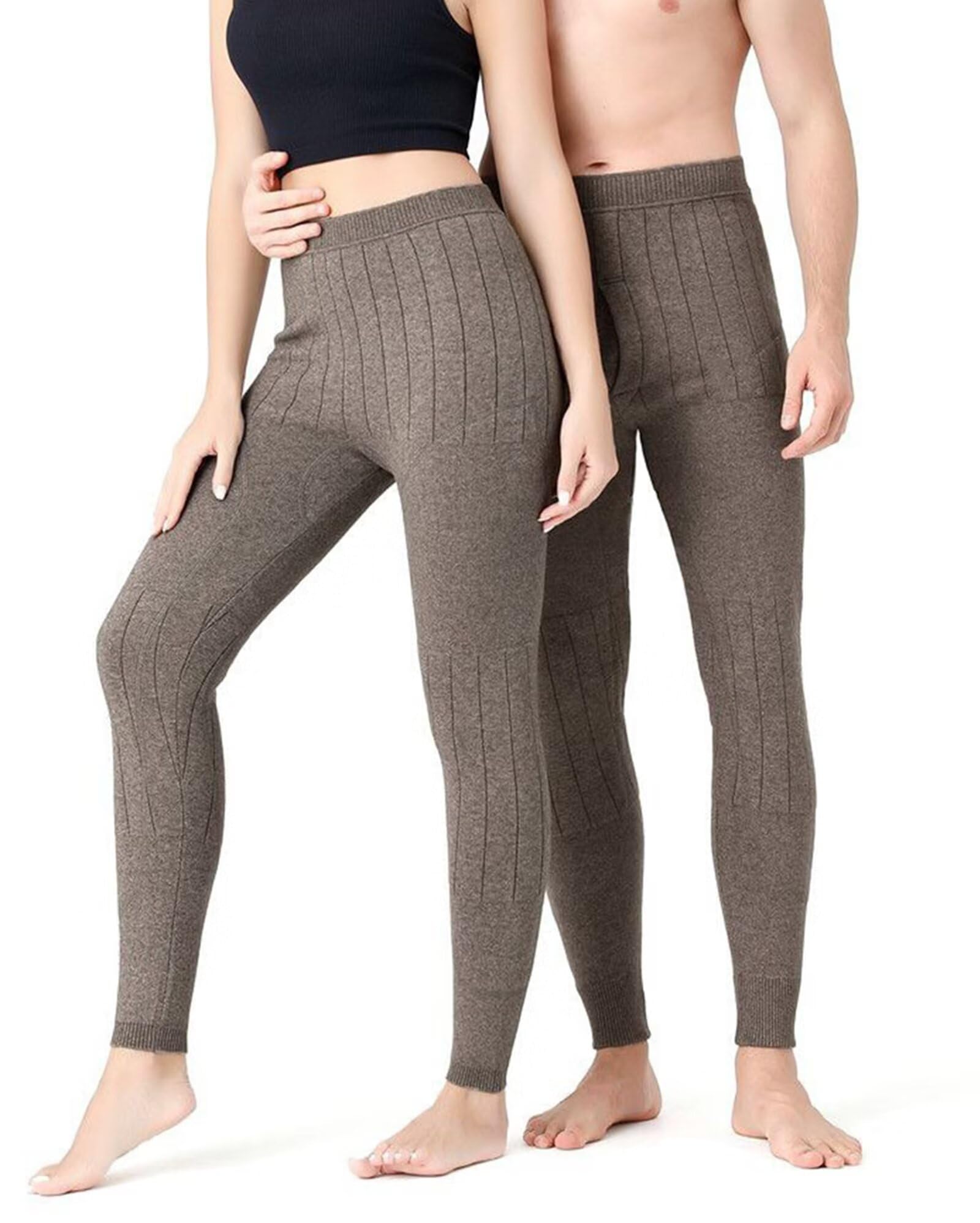 100% Cachemira Pantalones Térmicos de Mujer Pantalones Leggings Térmicos Cálidos Pantalones de Capa Base