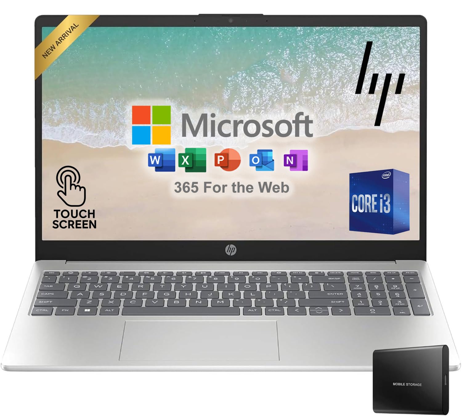 Amazon.co.jp: HP 15.6インチタッチスクリーンノートパソコン、16GB 