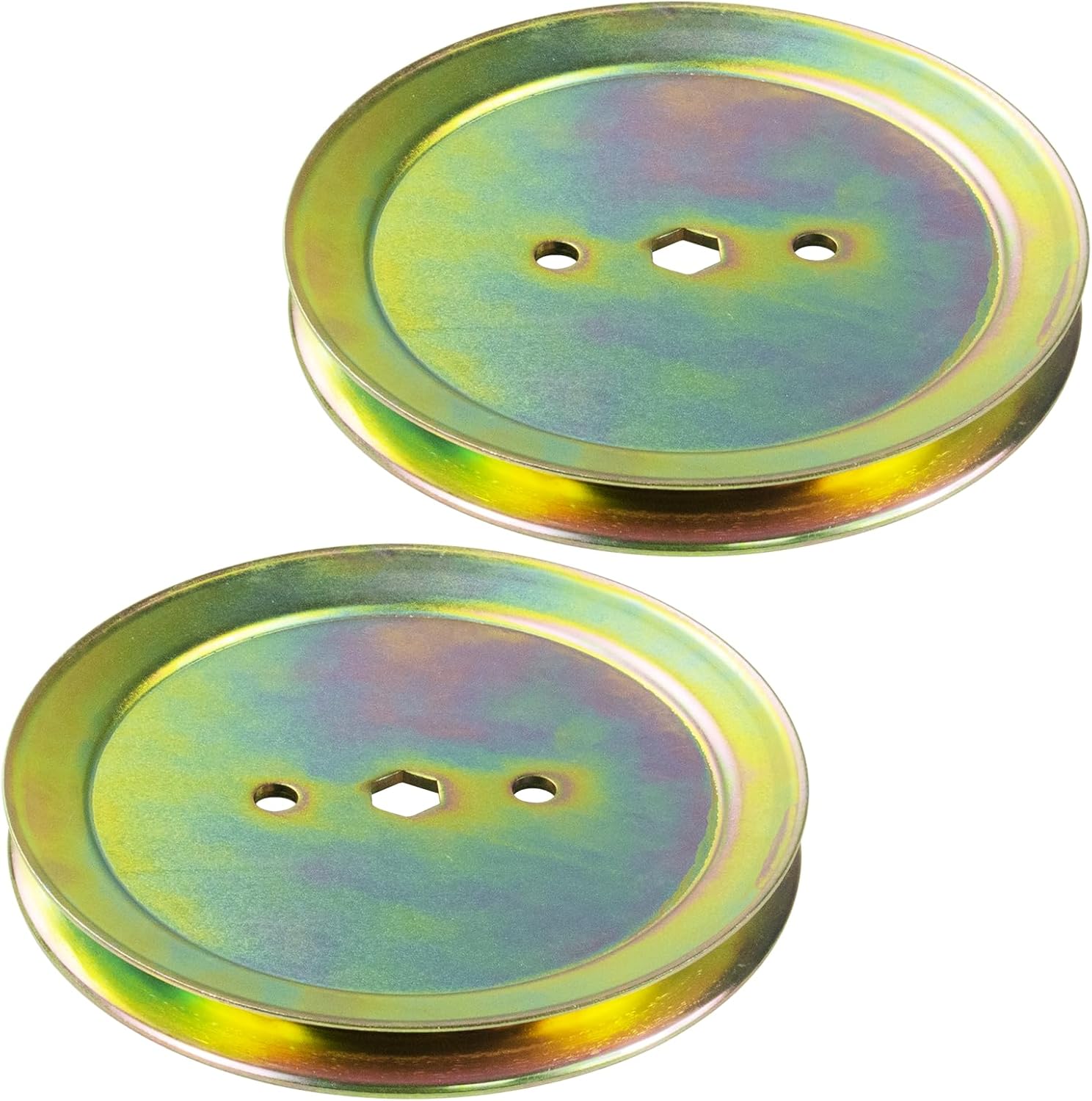 GELASKA 2 Pack GX20367 Spindle Pulley Replaces GX20367 John Deere Pulley, John Deere GX20367 Pulley, John Deere UC23728 for John Deere L100, L105, L110, La105, La110, D105, D110, D120, D130 Tractors