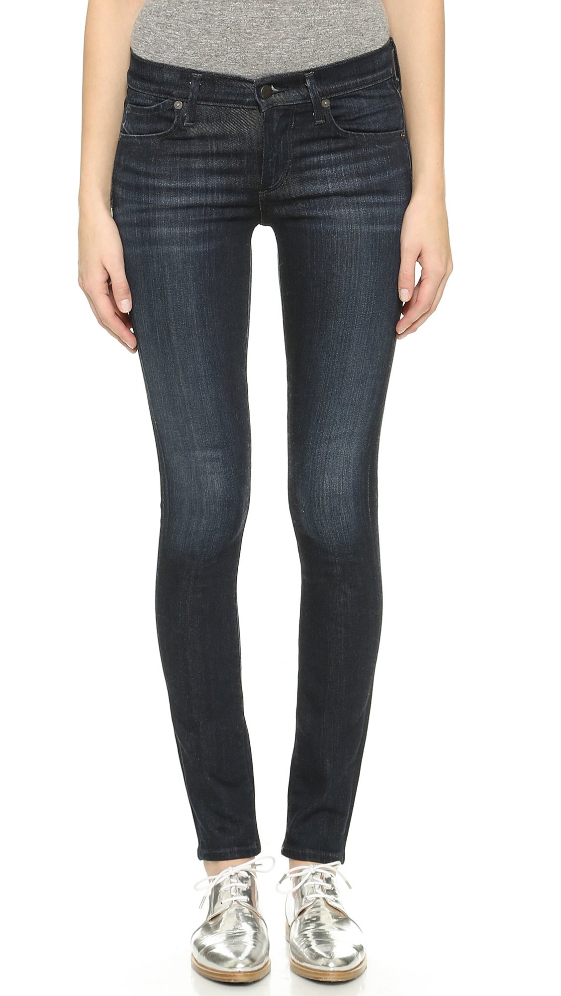 Citizens of Humanity Womens Avedon Low Rise Five-Pocket Skinny Jeans Blue 26