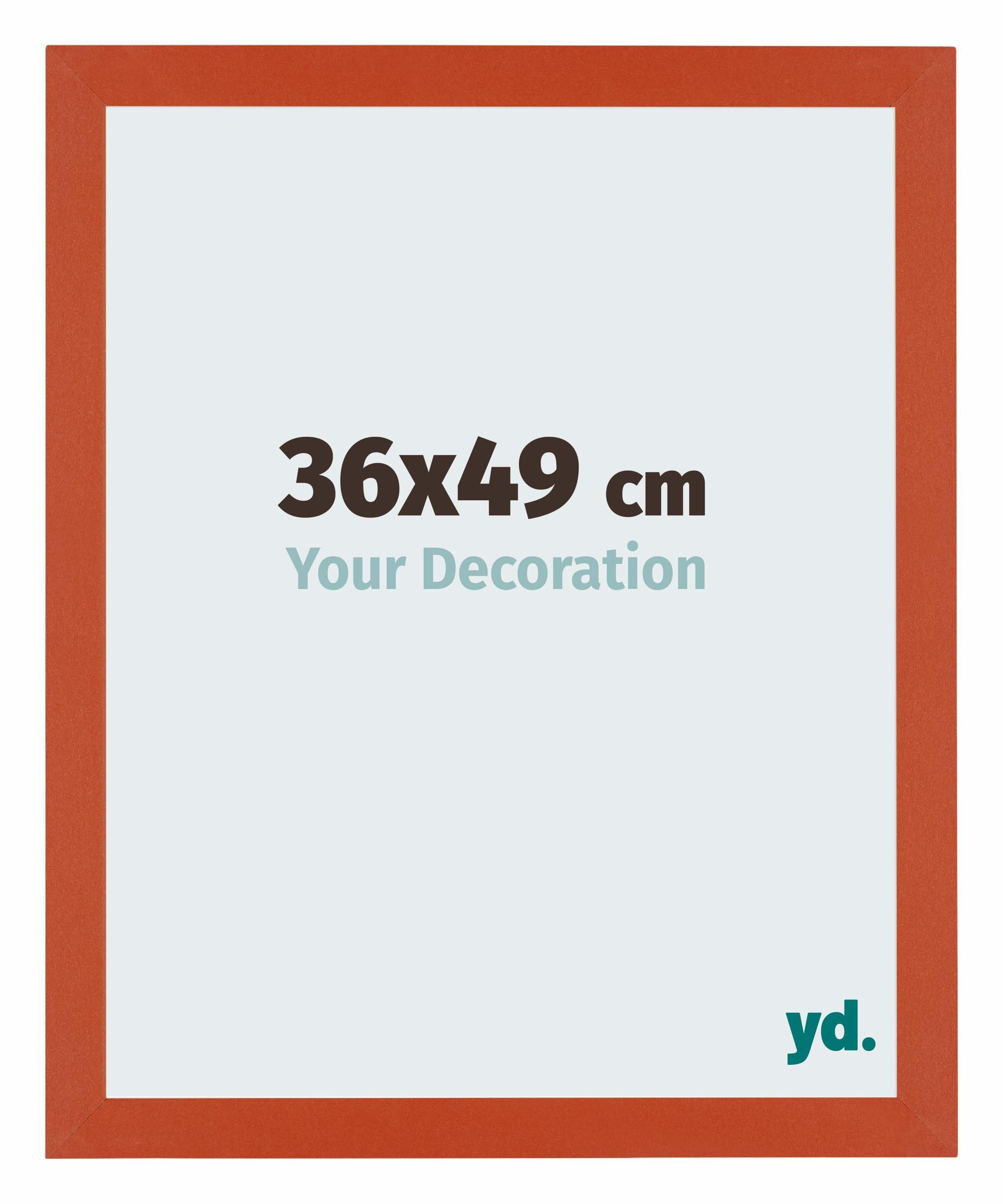 Your Decoration - Puzzle frame 36x49 - Orange - Puzzle frame 500-1000 Pieces - MDF Photoframe - Mura