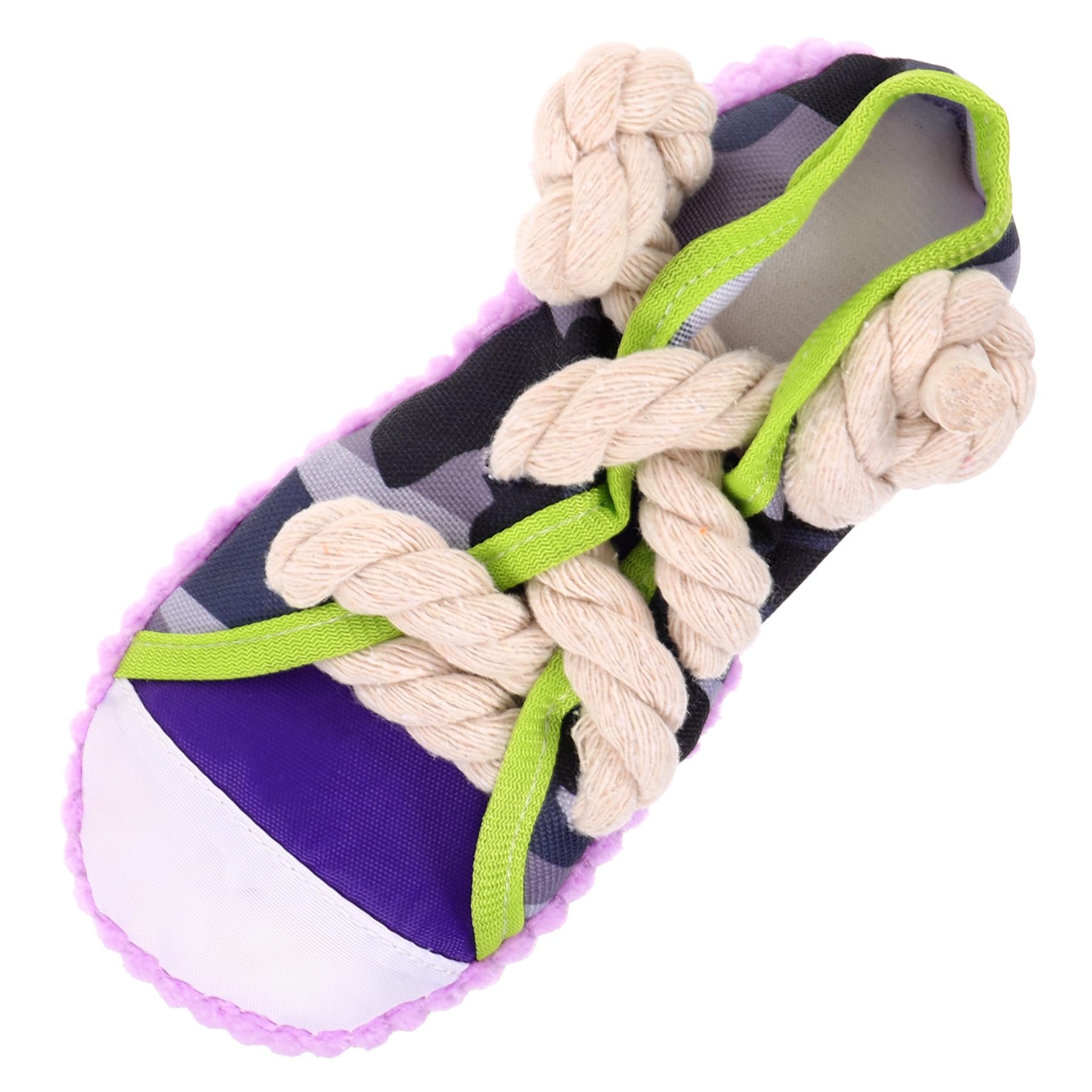 BESPORTBLE Juguetes para Morder Forma De Zapatilla para Perros Juguete De Cuerda De Algodón Dentición para Cachorros Sonidos
