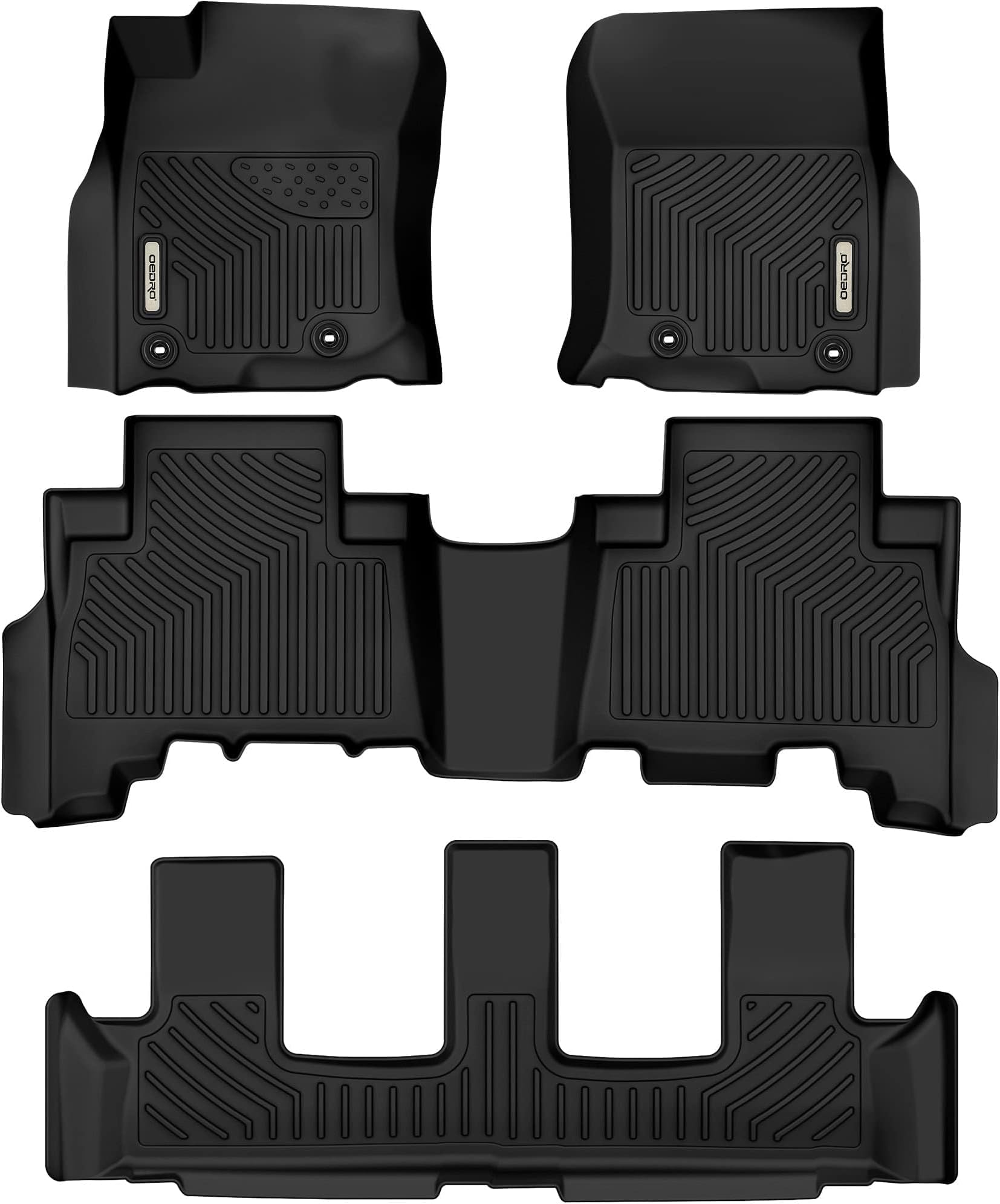 Amazon.com: OEDRO Floor Mats for 2013-2024 Toyota 4Runner 7 Seater ...