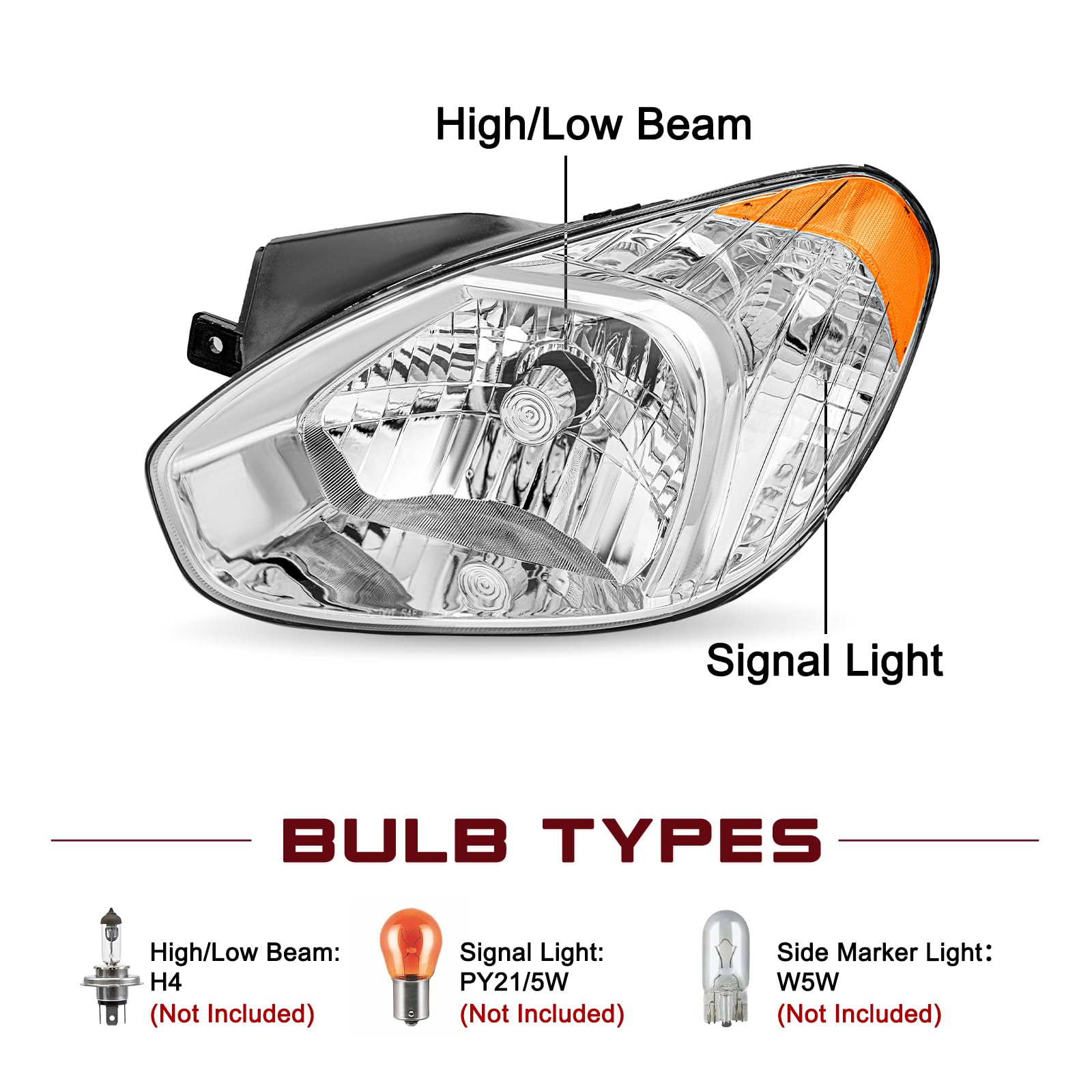 Amazon | JSBOYAT ヘッドライトアセンブリ交換用 2007 2008 2009 2010