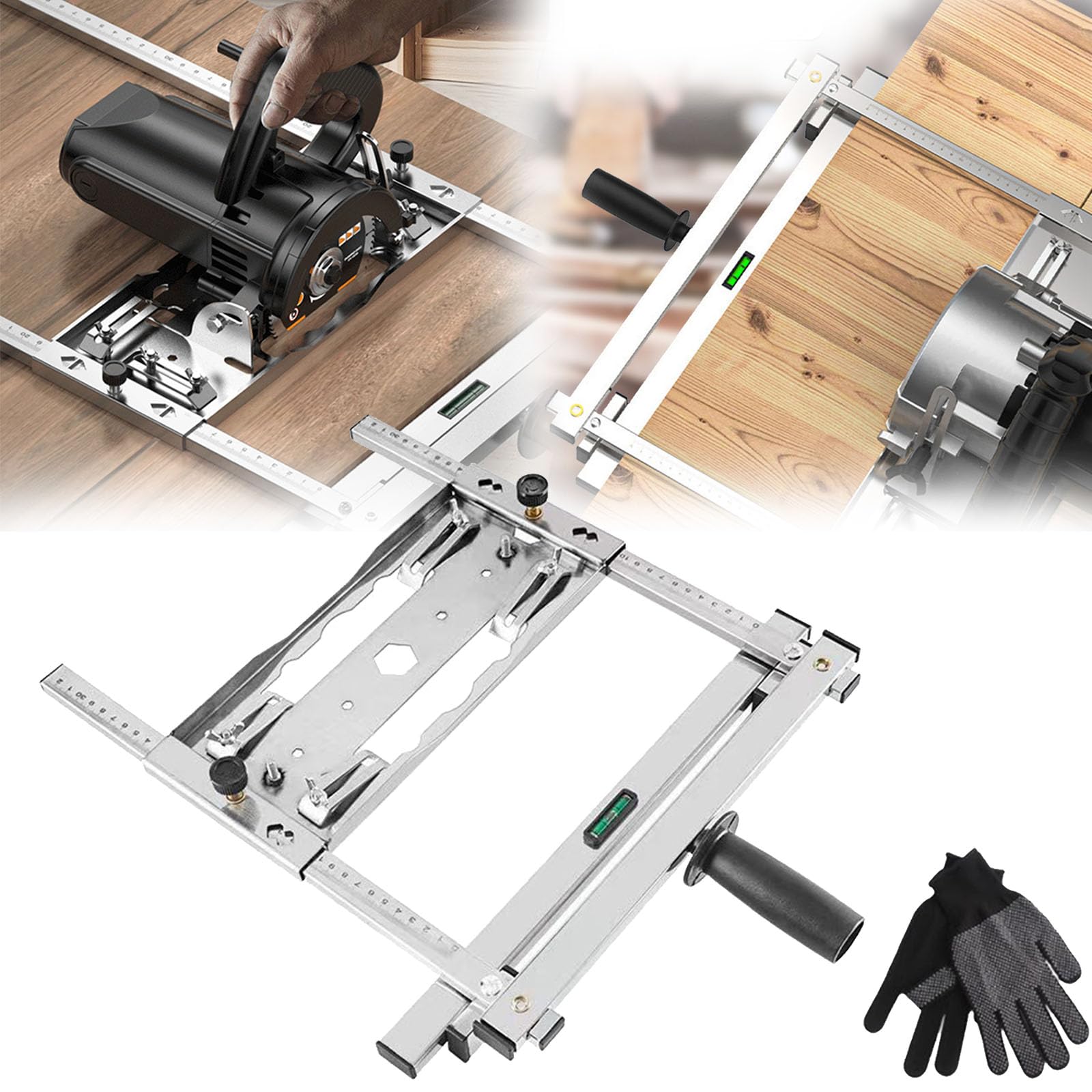 Utensile Per Il Taglio Legno, Acciaio Inossidabile Posizionatore Guida Bordo Macchine Taglio Macchina Taglio Guida Bordo Macchine Per Rifilatura Guida Bordo Guida Bordo Posizionamento Tagliere (S)