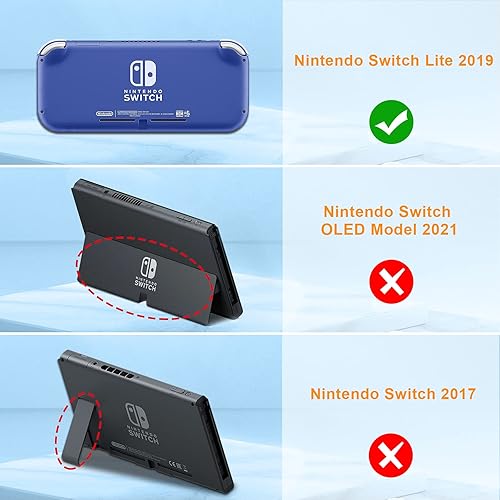 Miniatura 2 de Fintie Funda para Nintendo Switch Lite 2019 - Silicona suave a prueba de golpes antideslizante Funda protectora con diseño de agarre ergonómico para