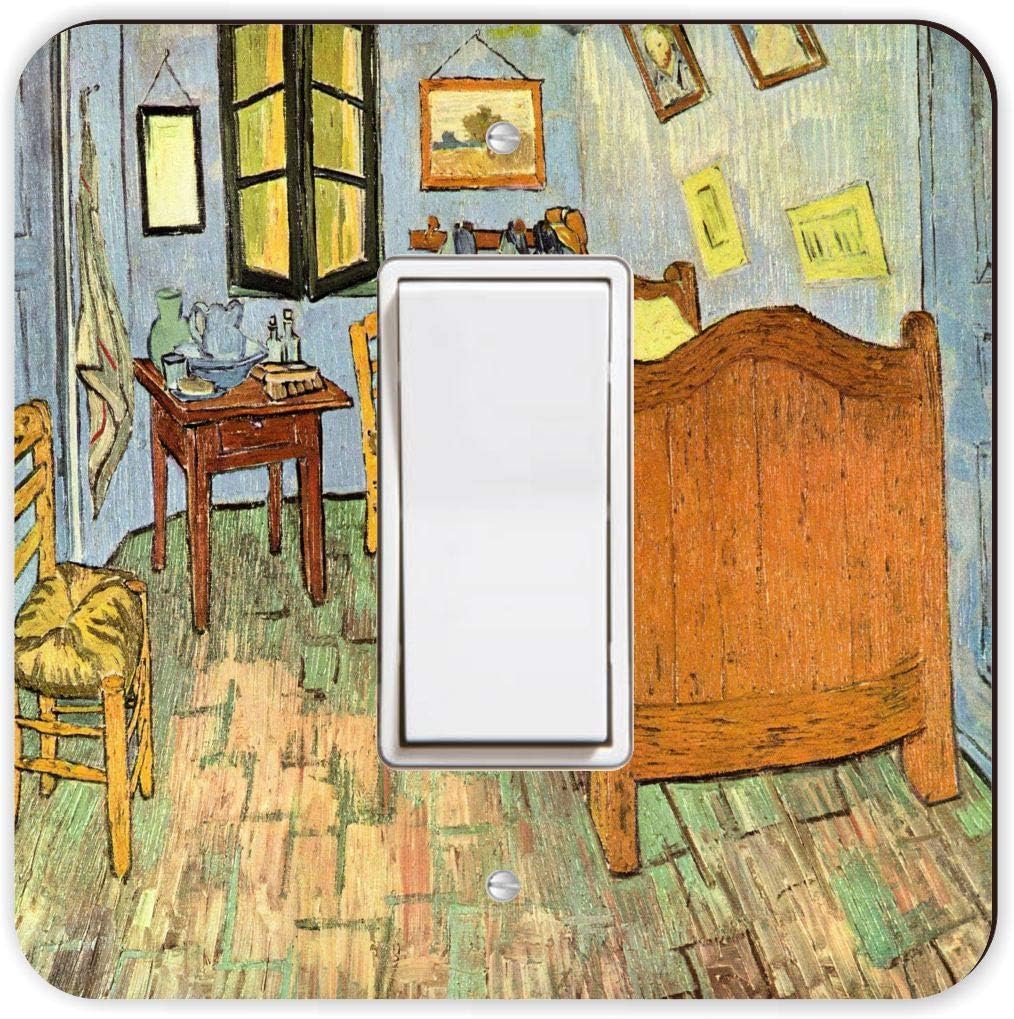 Van Gogh Art Van Gogh's Bedroom - Light Switch Plate Cover - Double Toggle Switch Plate - Double Toggle Cover