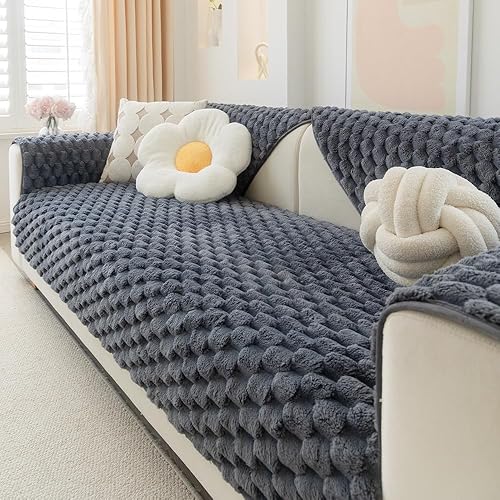 Miniatura 2 de Funda lavable para perros, impermeable, apta para mascotas, suave y antideslizante (gris, 1 unidad36 x 63 pulgadas)