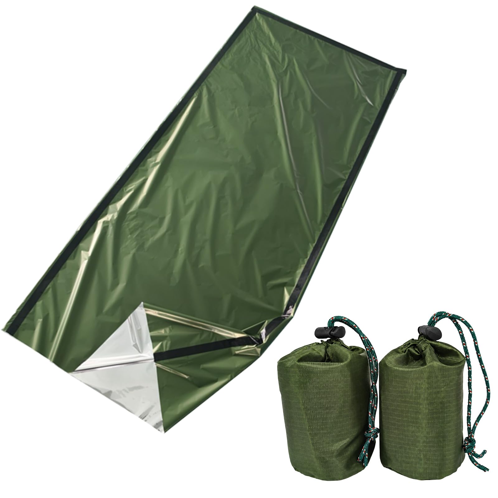 Camouflage Survival Blanket - Emergency Sleeping Bag -14