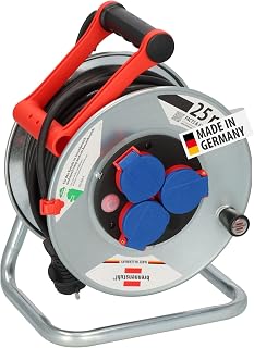 Brennenstuhl Garant S 4 E Kabeltrommel 25m aus Stahlblech