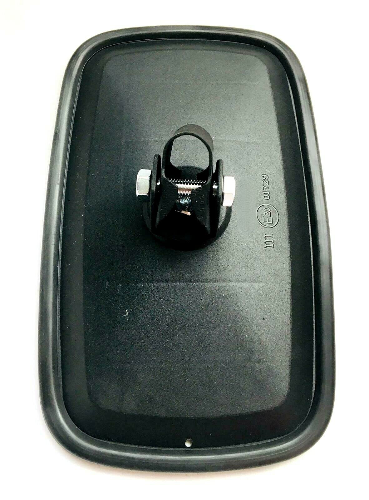 Specchietto retrovisore esterno, 232 x 145 mm, diametro 15, diametro 18, per escavatore, trattore E20, con supporto per specchietto e braccio di supporto