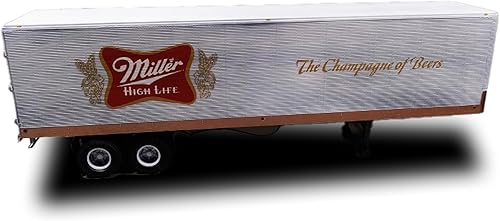 AMT Fruehauf - Semirremolque de 40 pies (Miller Beer) a escala 125
