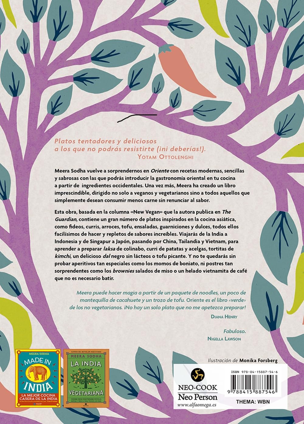 Oriente: 120 Recetas vegetarianas y veganas de Asia (NeoPerson Cook)