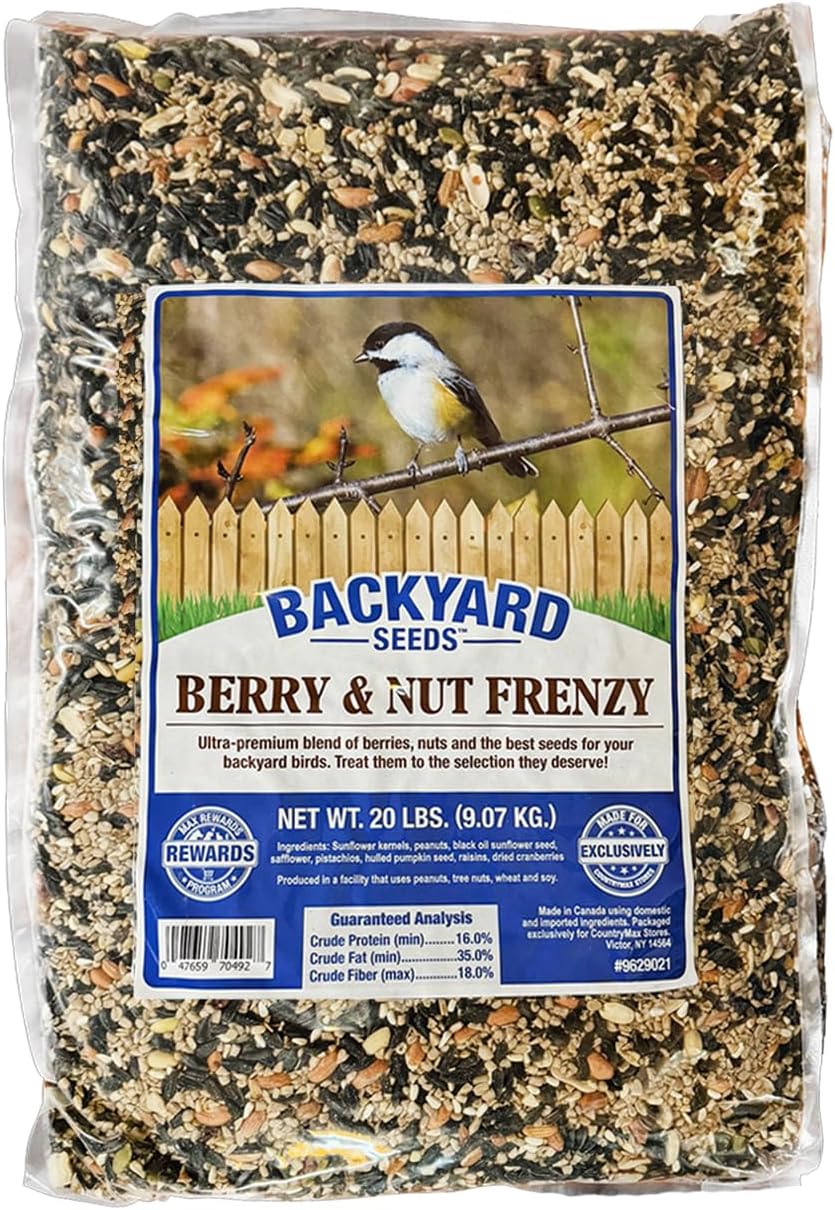CountryMax Backyard Seeds Value Blend Economy Mix Wild Bird Seed 20 Pounds