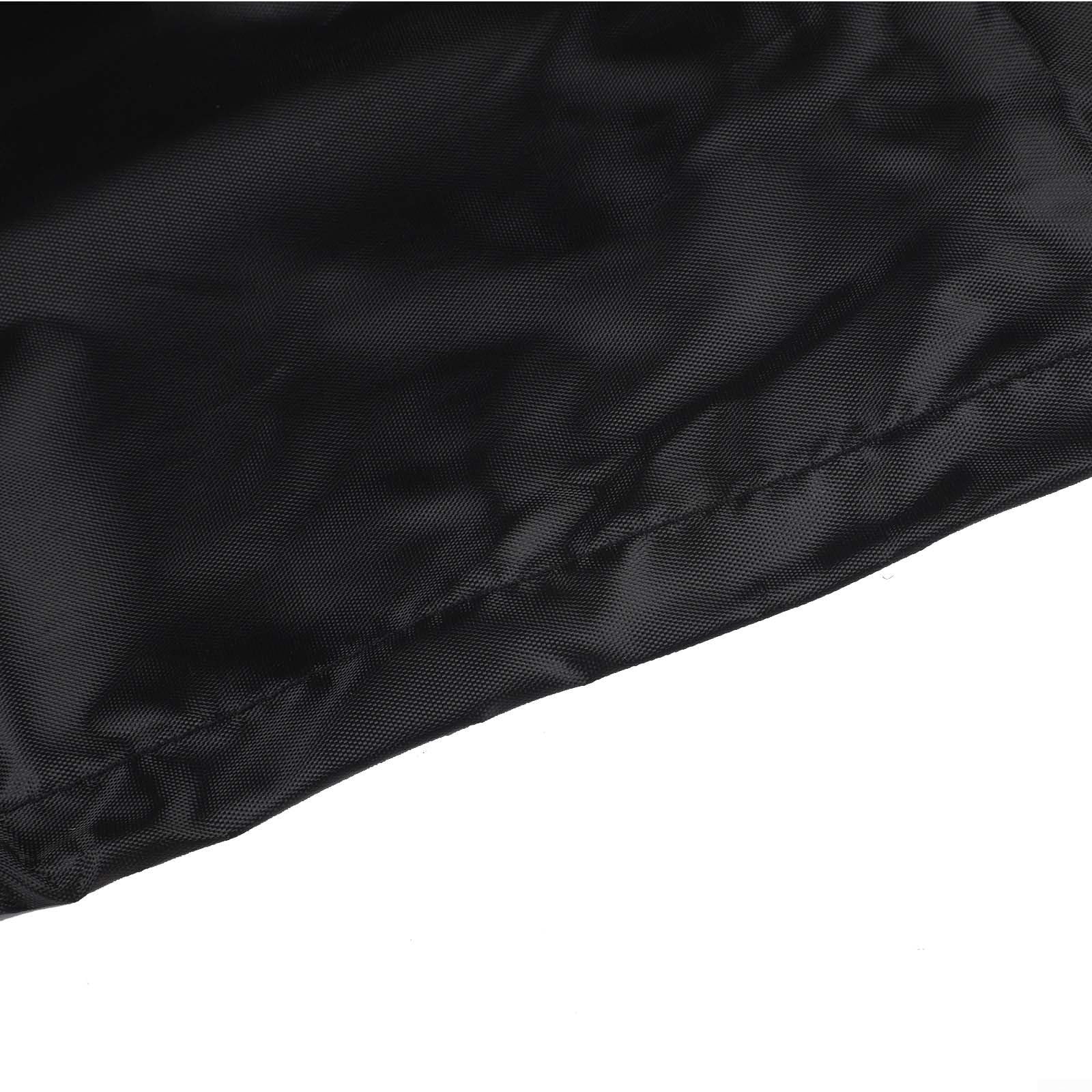 Housse de banc d'extérieur en tissu Oxford 210D 152x46x54 cm Noir imperméable pliable