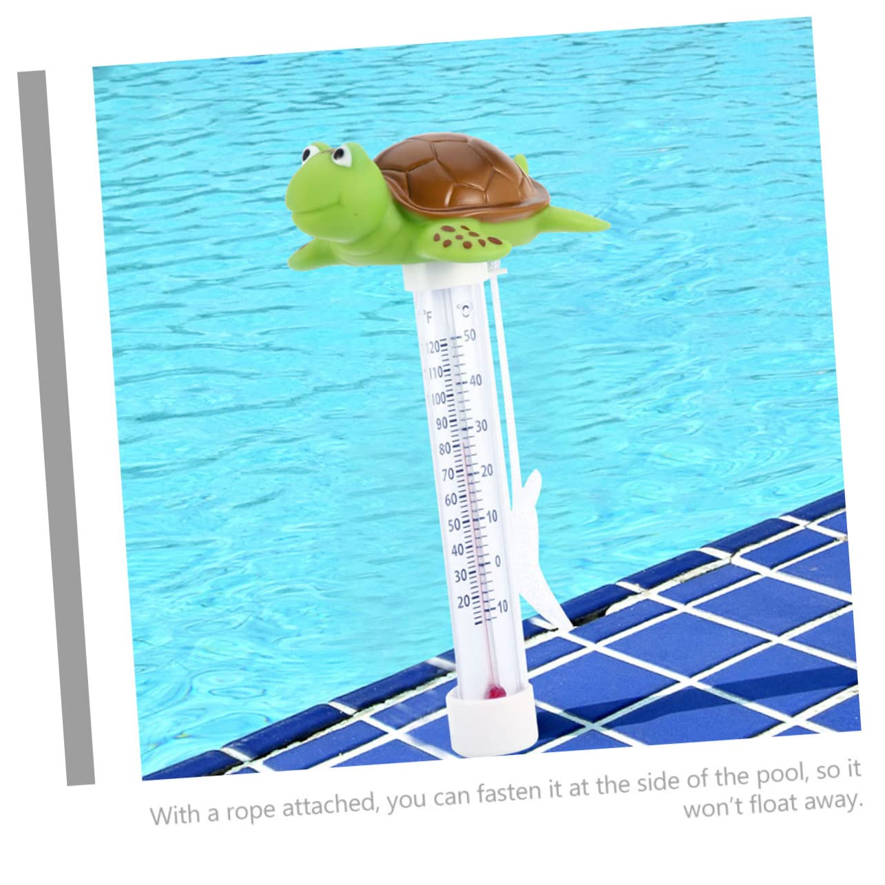 BESPORTBLE 5stücke Floating Pool Thermometer Für Schwimmbäder Und Spas Präziser Wasserthermometer Mit Fahrenheit Und Celsius Anzeige Langlebig Für Teiche Und Aquarien