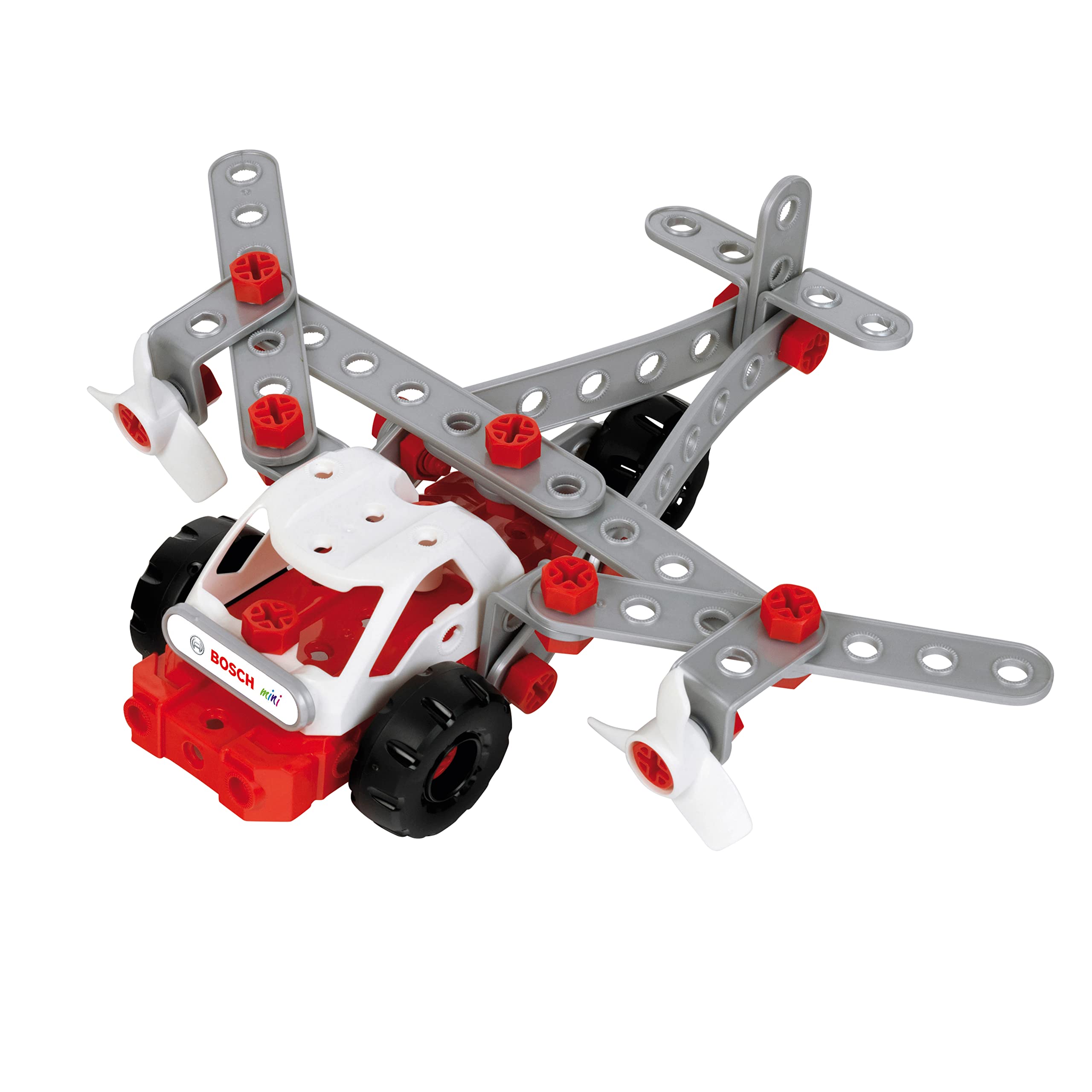 Theo Klein 8791 Bosch 3 en 1 Set de construction Helicopter Team Pour construire différents engins aériens Fiches de construction pour trois modèles différents Jouet pour enfants à partir de trois ans