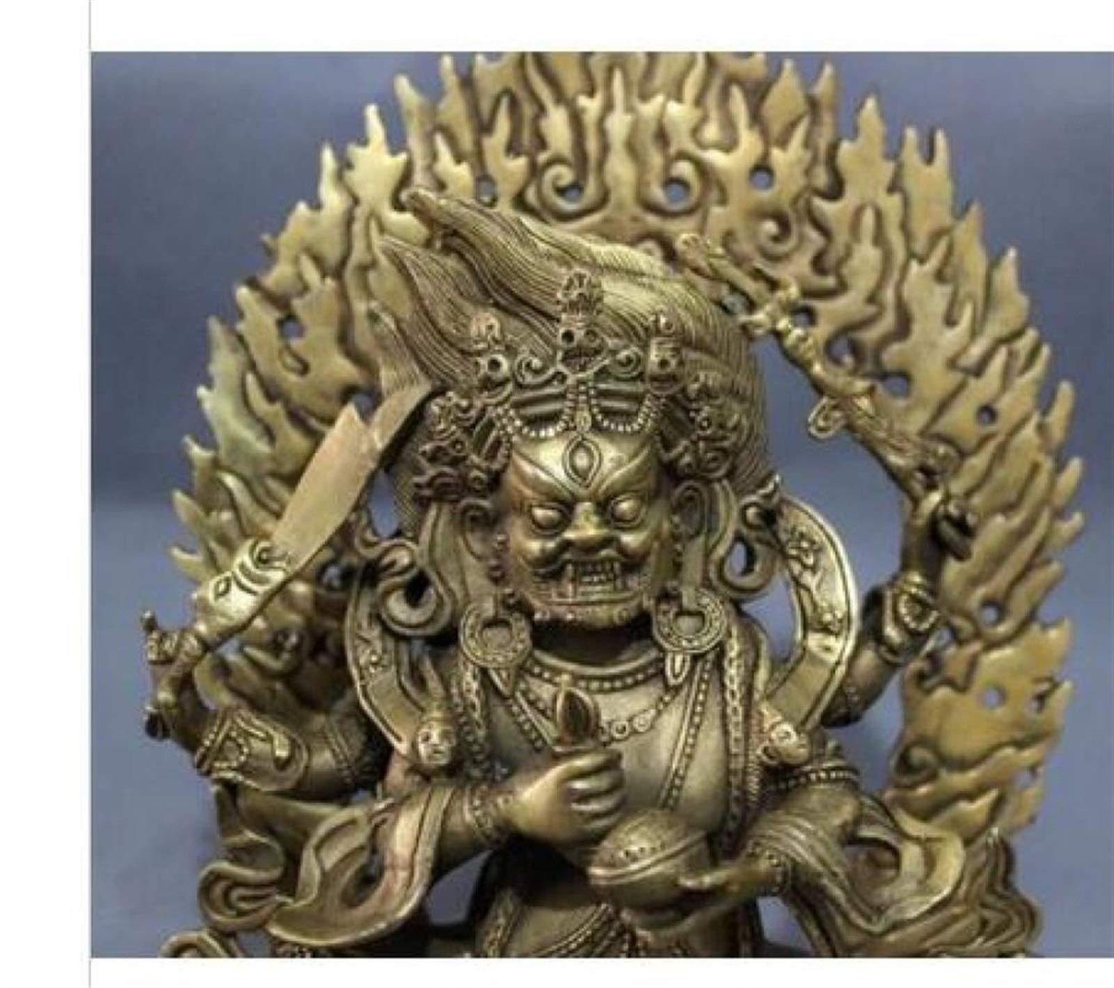 古銅 銅製 多腕神像 仏像 チベット