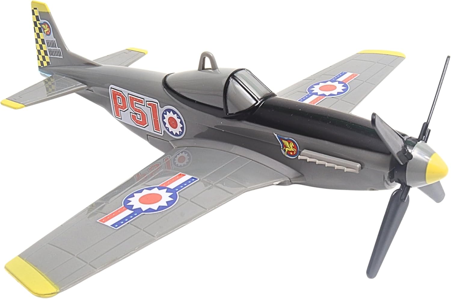 Daron Sky Fighter Flying Toy on a String , Grey