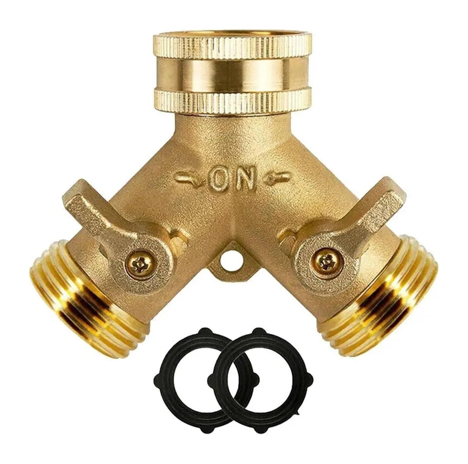 Cbkrgfpdou 1Pcs Brass Garden Hose Y Splitter