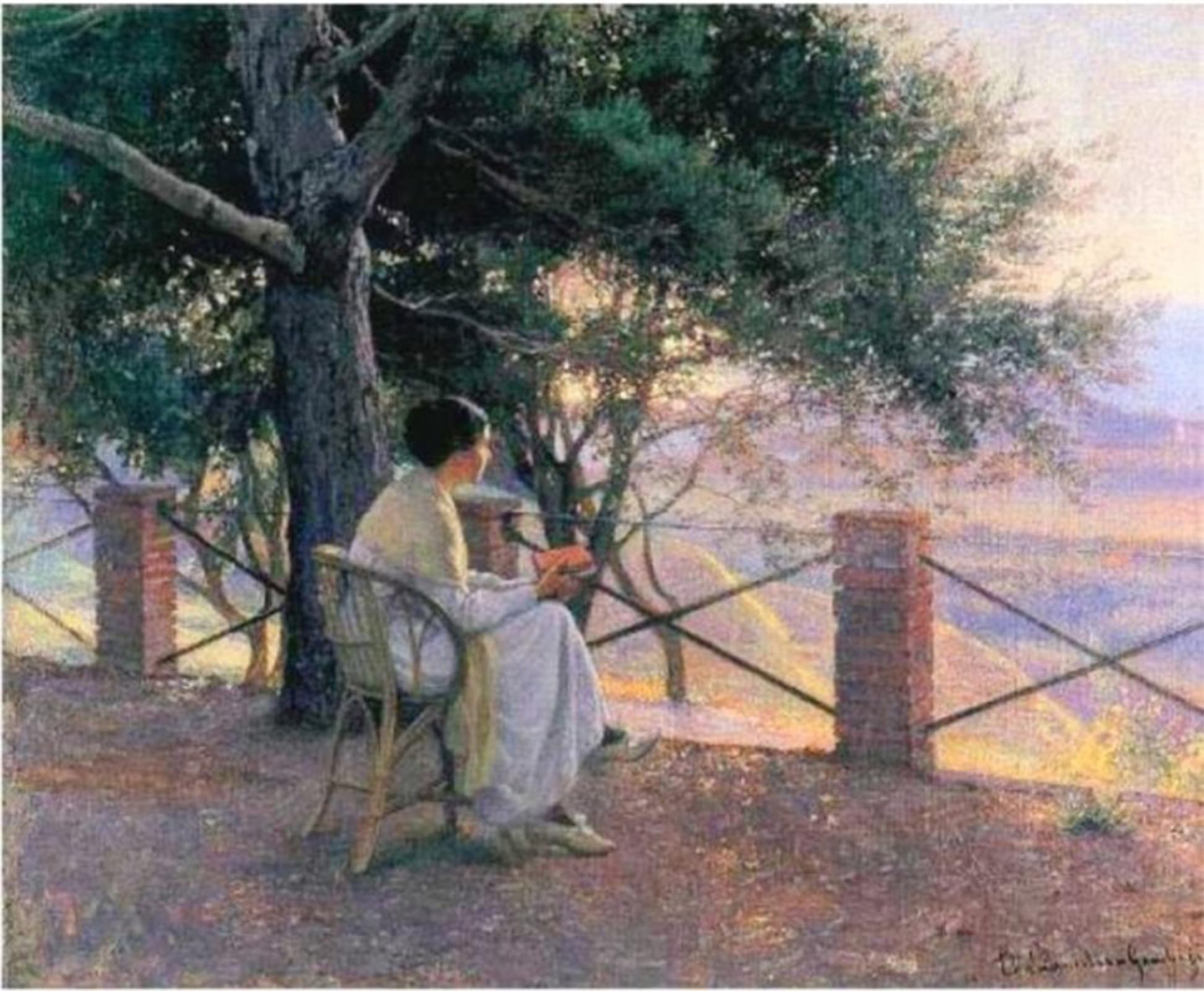 ARTXLXXBN Famous Painting Canvas Artwork Graffiti Print Sunset Elin Kleopatra Danielson-Gambogi Portrait Canvas Image for Home Decor 60x90cm