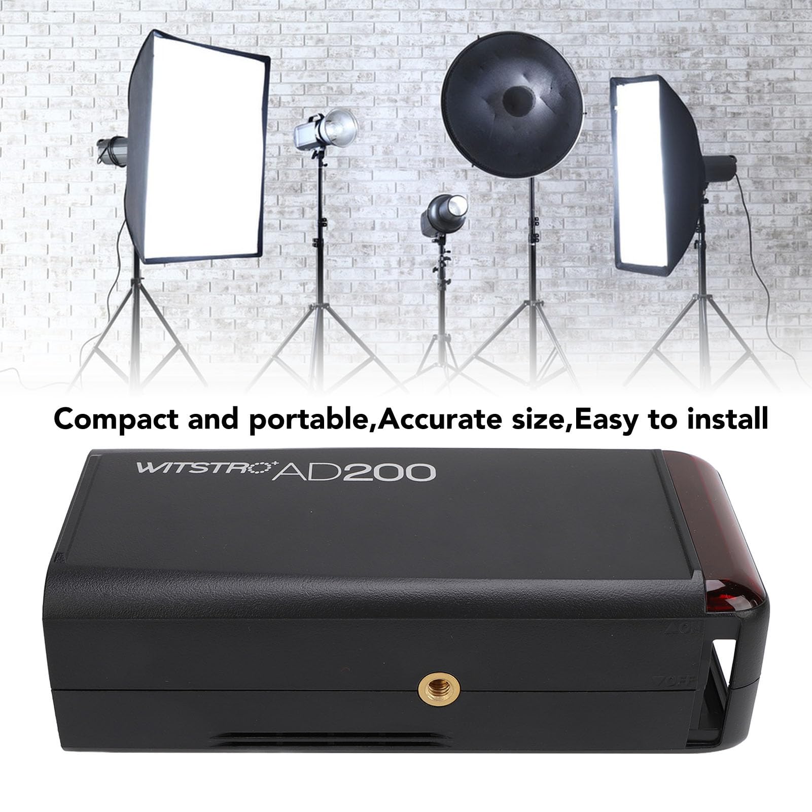 AD200 Flash Light Replacement Shell, ABS Material Flash Light Shell Cover Case for AD200 Body