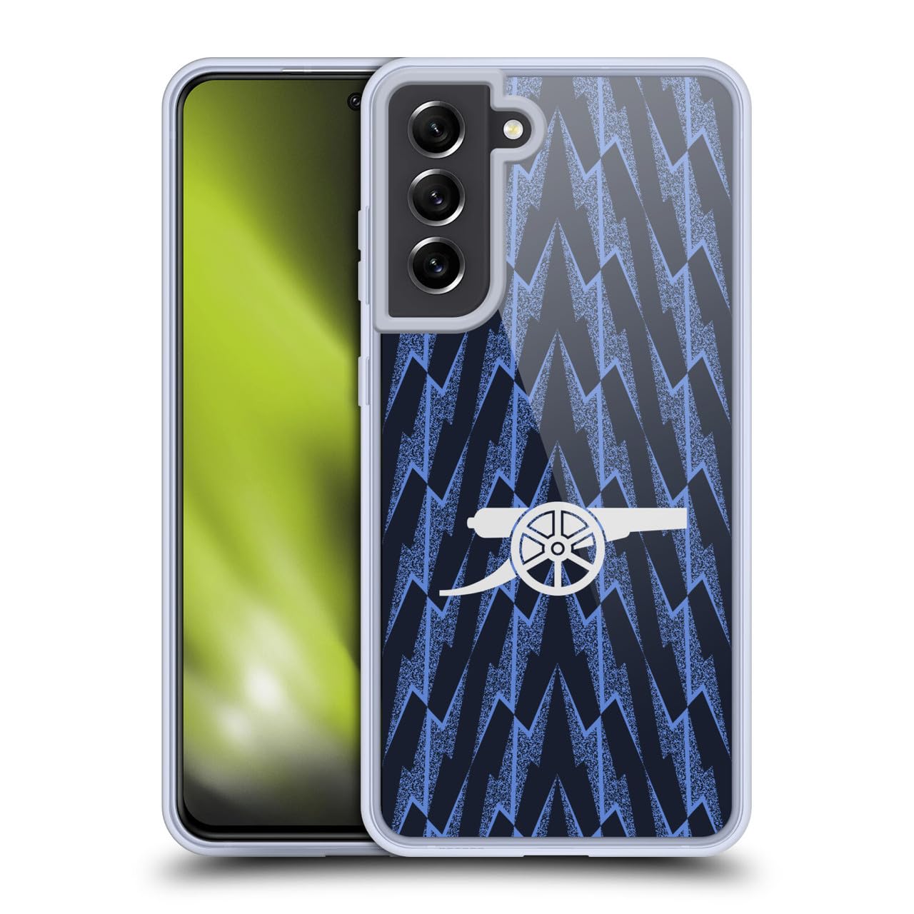 Head Case Designs Officially Licensed Arsenal FC Away 2025/26 Kit Gel Case [Military Grade Protection] Compatible With Samsung Galaxy S21 FE 5G — image 1