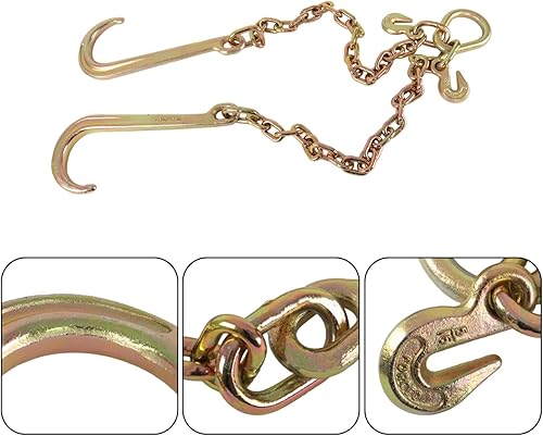 Miniatura 3 de waltyotur Cadena de remolque G70 516 X 2 G70 Reemplazo de cadena en V para camión de plataforma plana