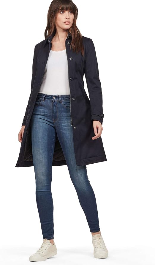 Minor Long Slim Padded Trench 