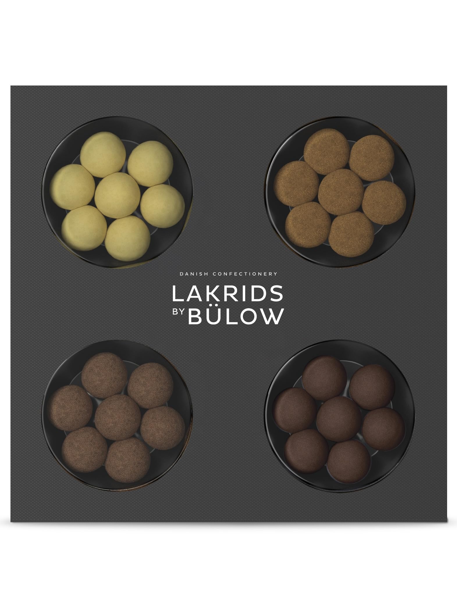 LAKRIDS BY BÜLOW - Selection Box - 175g - Chocolate Coated Gourmet Liquorice from Denmark