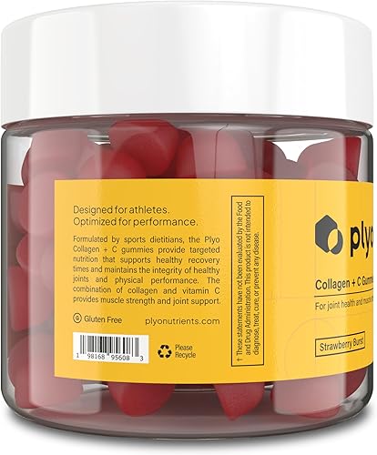 Miniatura 2 de Plyo Collagen + C  para la salud de las articulaciones y la fuerza muscular  Certificado NSF Sport  90 unidades  Sin gluten  Fabricado en los