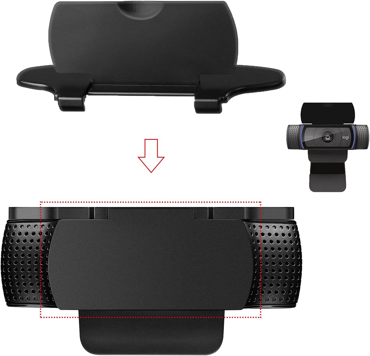 Privacy Cover Compatible for Logitech Webcam Camera C902S/C920/C922 /C922PRO/C930C/ C930e/C922X/C930/Pro 22/920 Pro