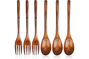 Reusable Wooden Spoons and Forks Set: A Touch of Nature to Your Dining Experience