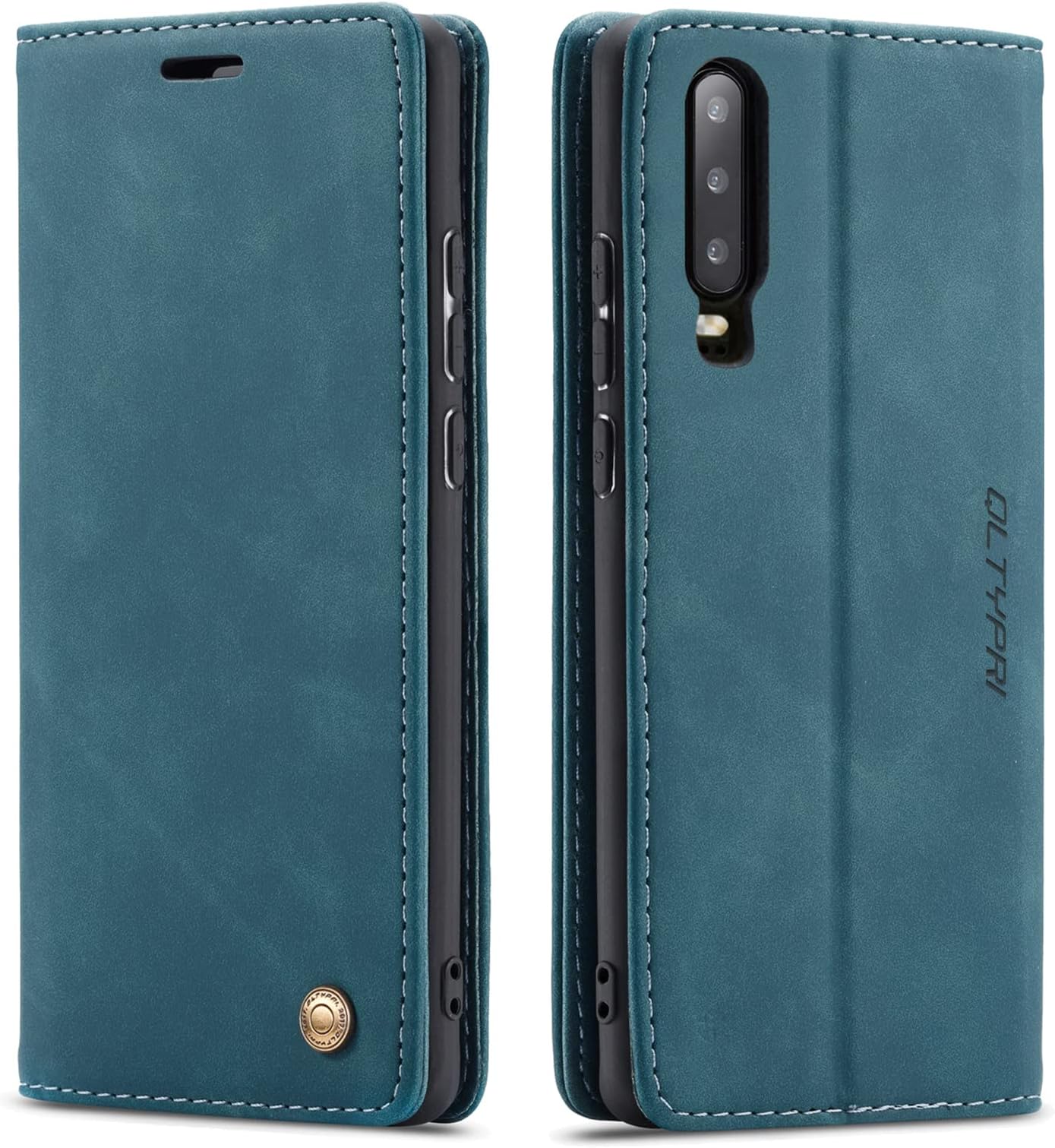QLTYPRI Funda Para Huawei P30 De Piel Sintética, Estilo Vintage