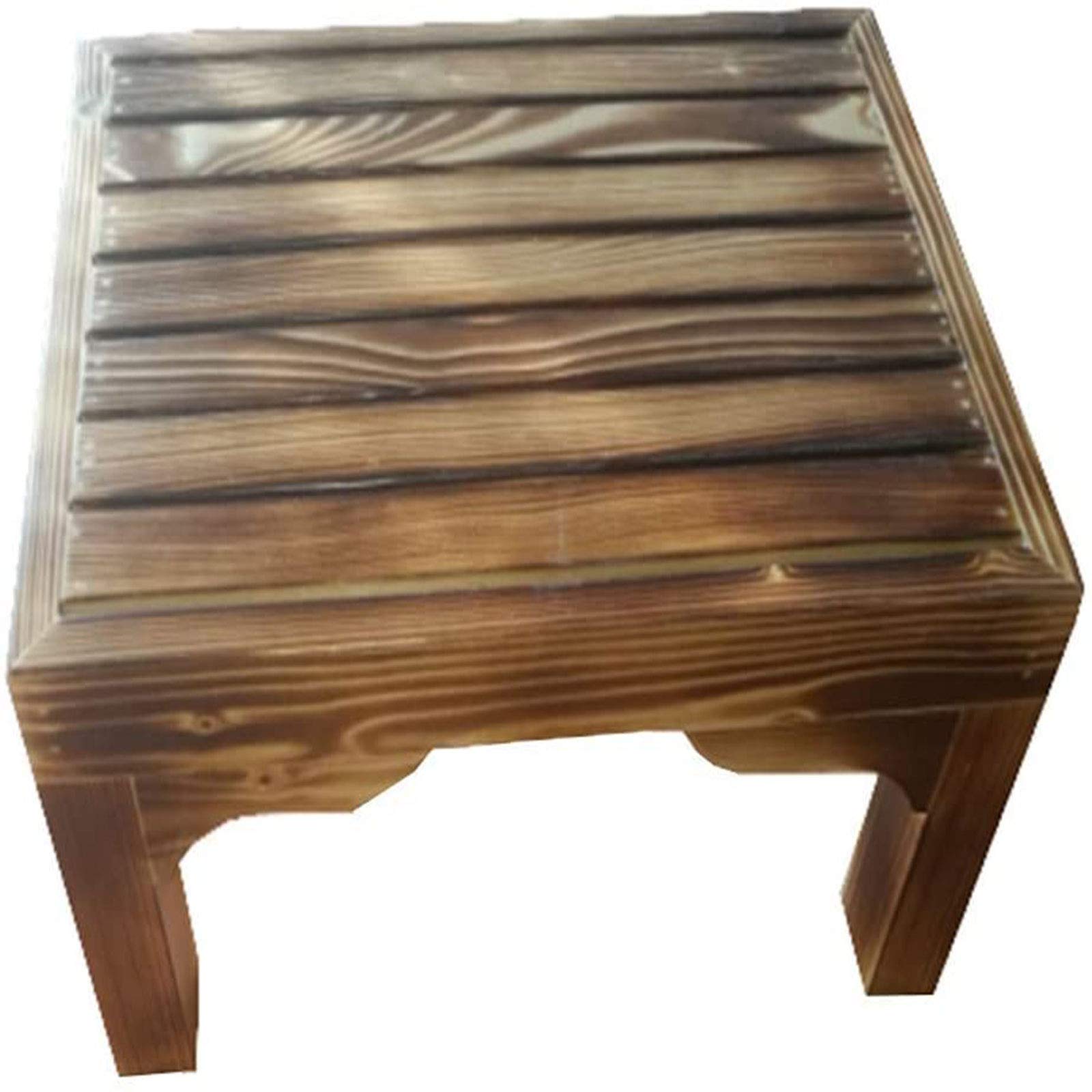 Pouf créatif en bois massif pour réchauffer l'atmosphère de votre intérieur