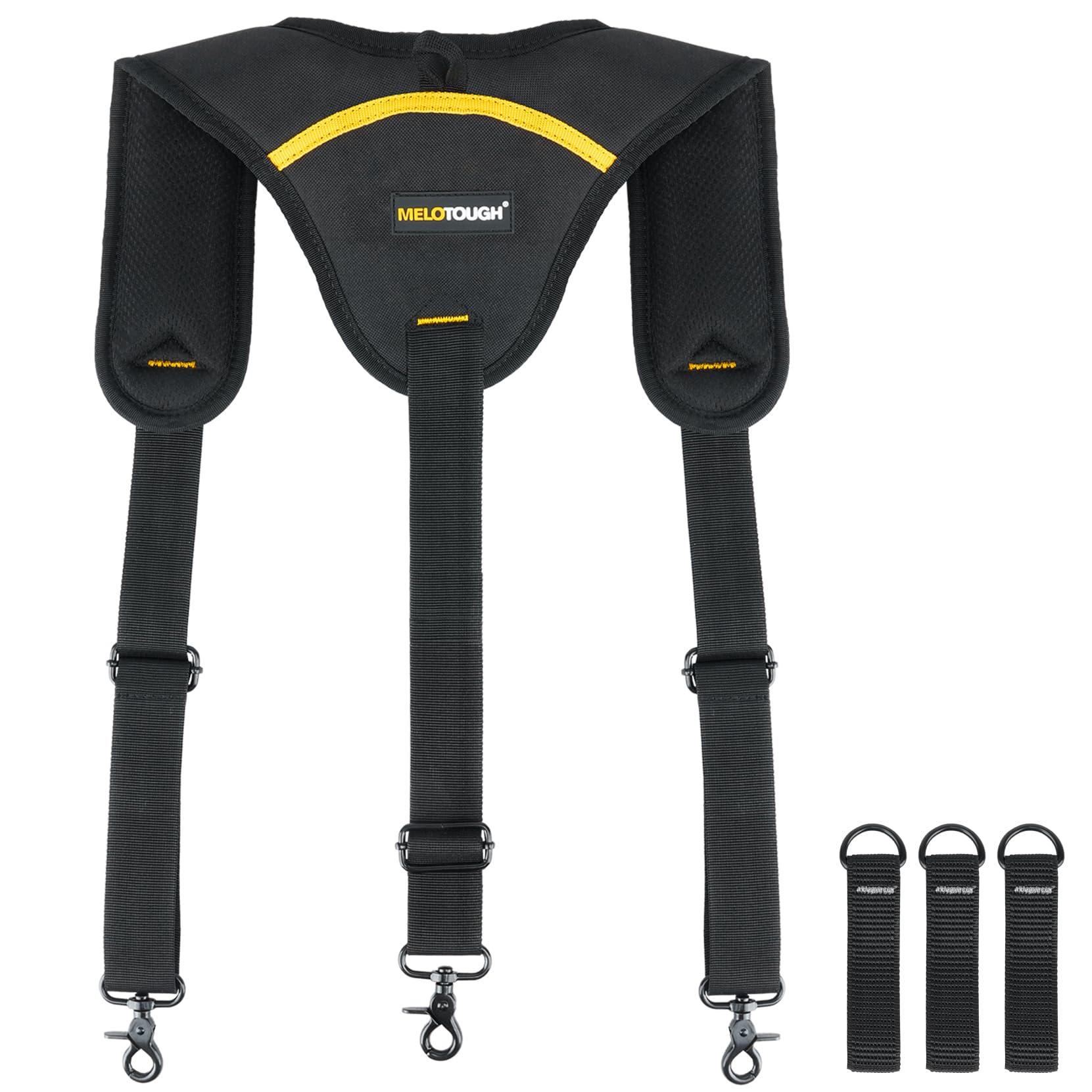 Construction Work Belt Padded Suspender Tool Belt Suspenders for Electrican Heavy Duty Big and Tall